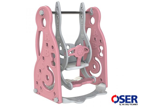 mutlu-pembe-salincak-plastik-bahce